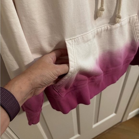 Universal Thread Plus Double Dip Dye Purple White Tan Sweatshirt Hoodie XXL - Picture 6 of 11